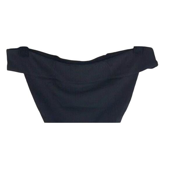 NWT Andie x Claire The Gold Coast Bikini Bottom Ribbed Stretch M Black #3834 - Picture 6 of 15